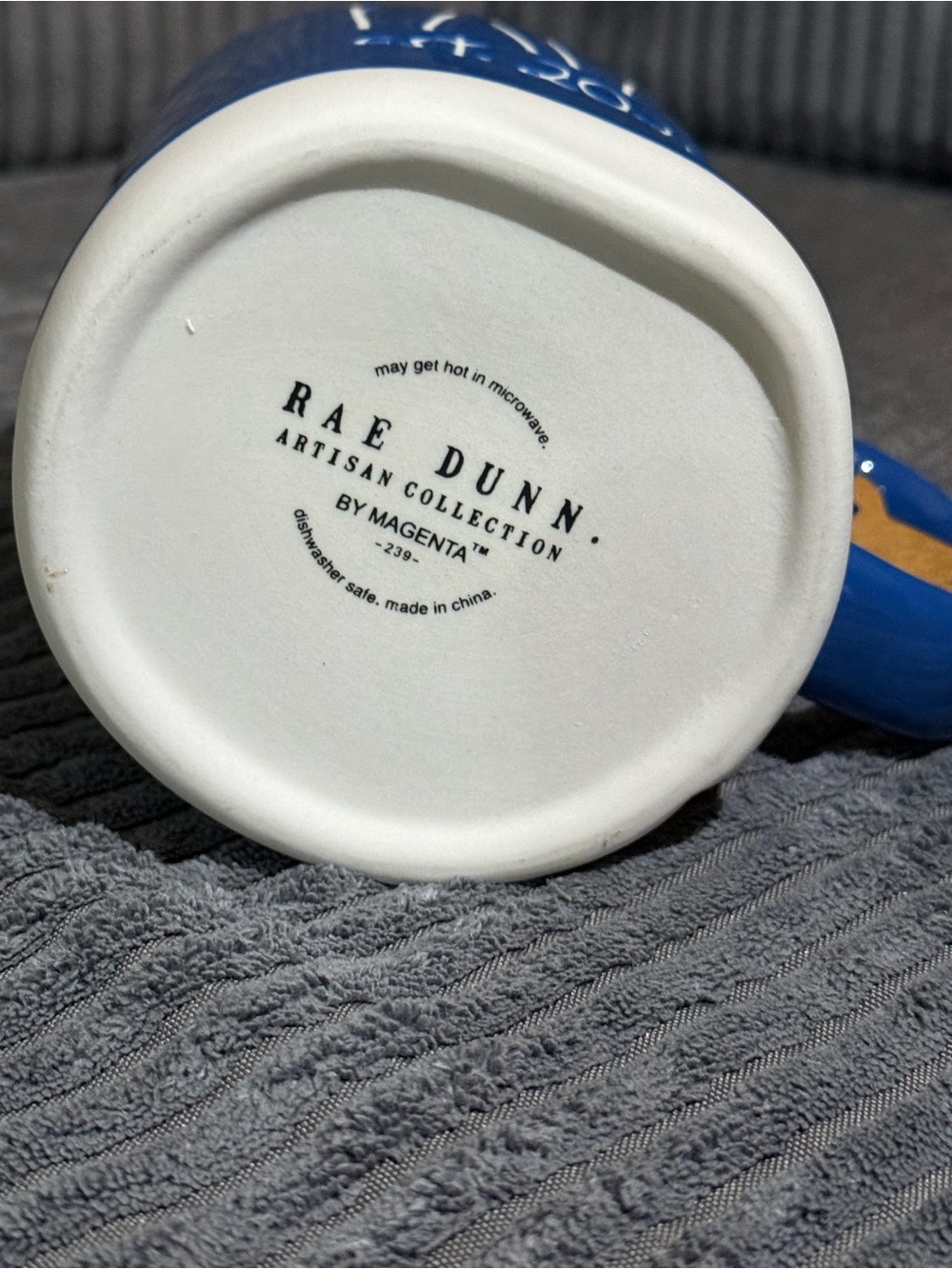 Rae Dunn ‘PAPA est. 2026’ Blue Ceramic Mug - Picture 5 of 5